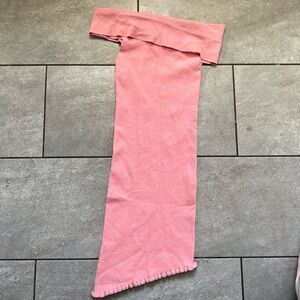 Lovers + Friends Pink Off-Shoulder Dress